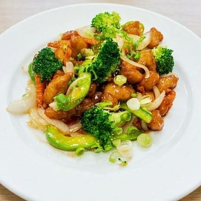 Sweet & Sour Chicken.