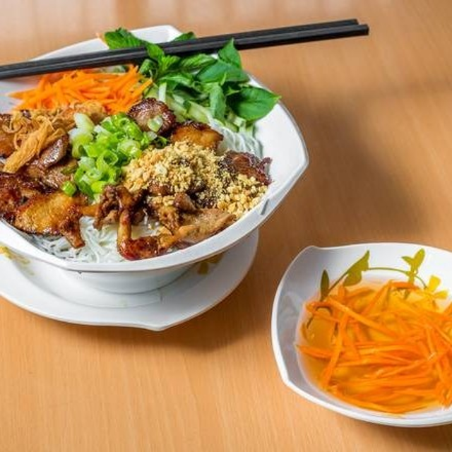 Grilled Pork Vermicelli Noodle Bowl.
