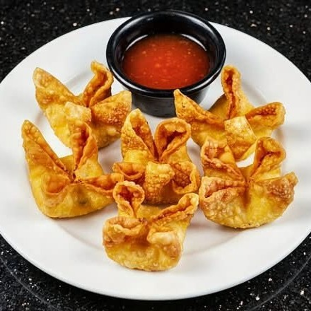 Fried Crab Cheese Wontons.