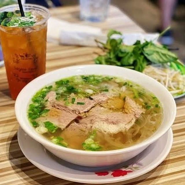 Sliced Steak & Brisket Noodle Soup.