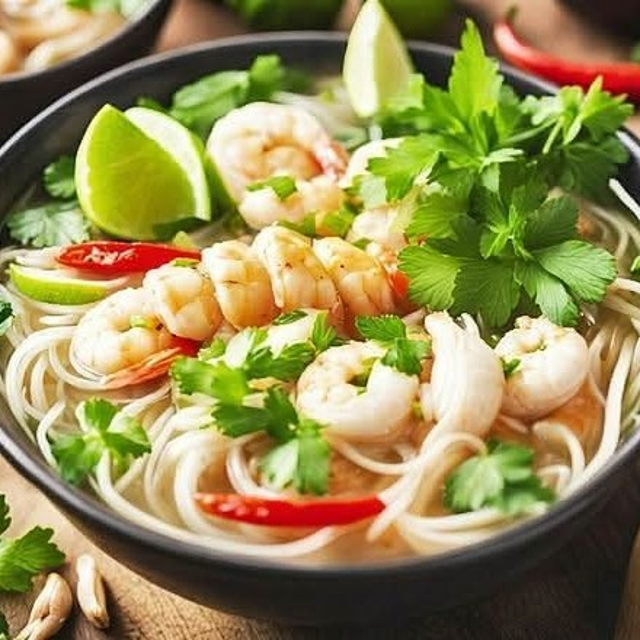 Seafood Noodle Soup.