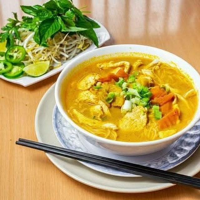 Coconut Curry Chicken Noodle Soup.