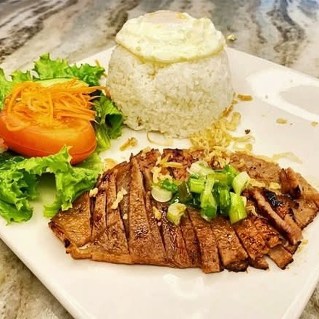 Grilled Pork Rice Plate.