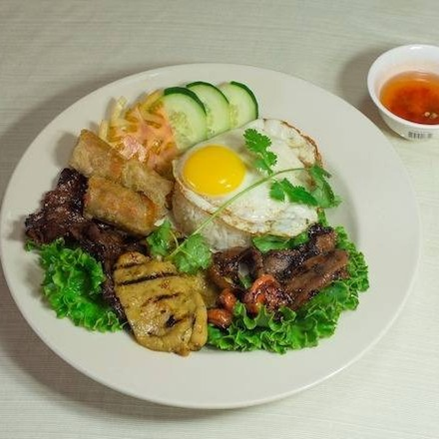 Special Combination Rice Plate.