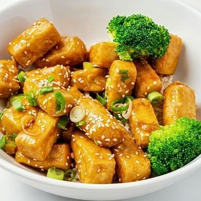 Sesame Tofu.