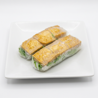 Fried Tofu Vegetarian Spring Rolls (Non-Fried)